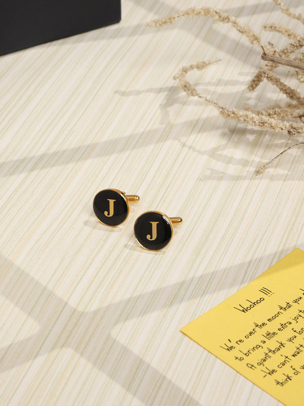 Alphabet J Cufflink