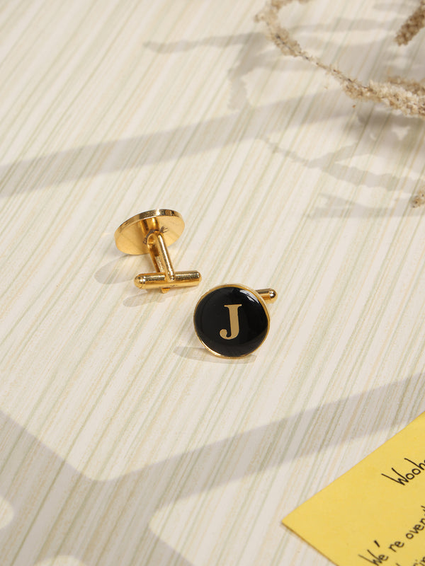Alphabet J Cufflink