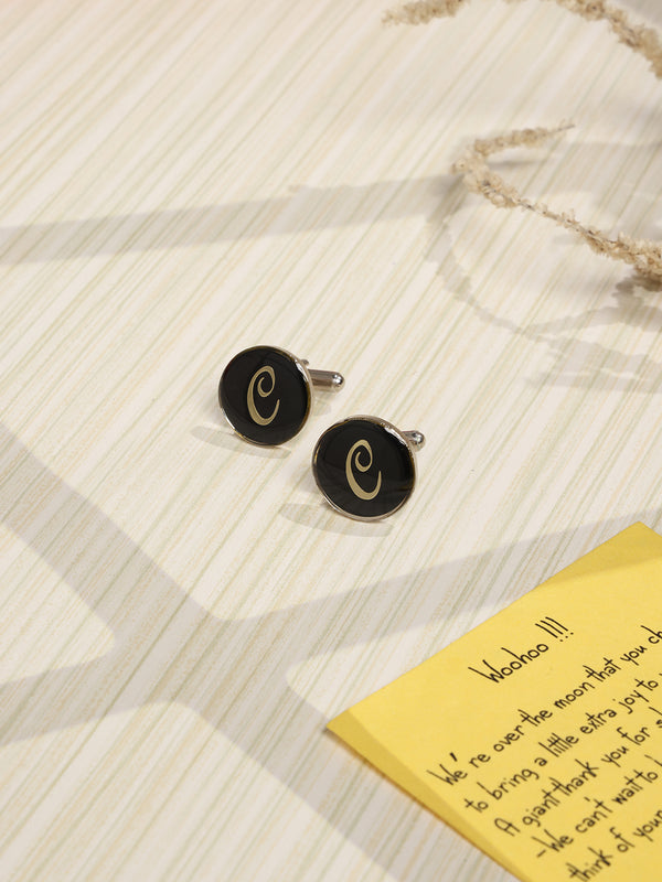 Alphabet C Cufflink