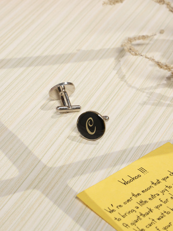 Alphabet C Cufflink
