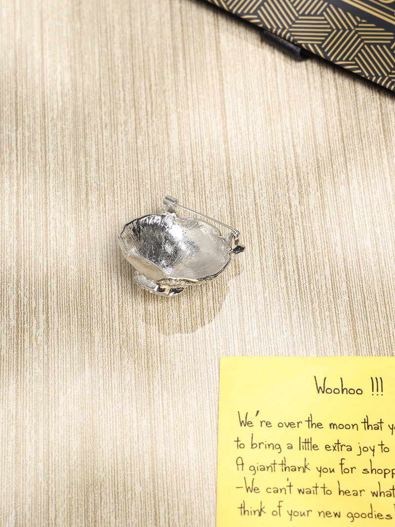 Silver Tiger Brooch
