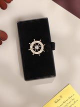 Golden Helm Brooch