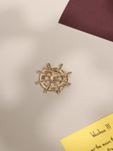 Golden Helm Brooch