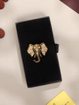 Bronze Metal Ganesh Brooch
