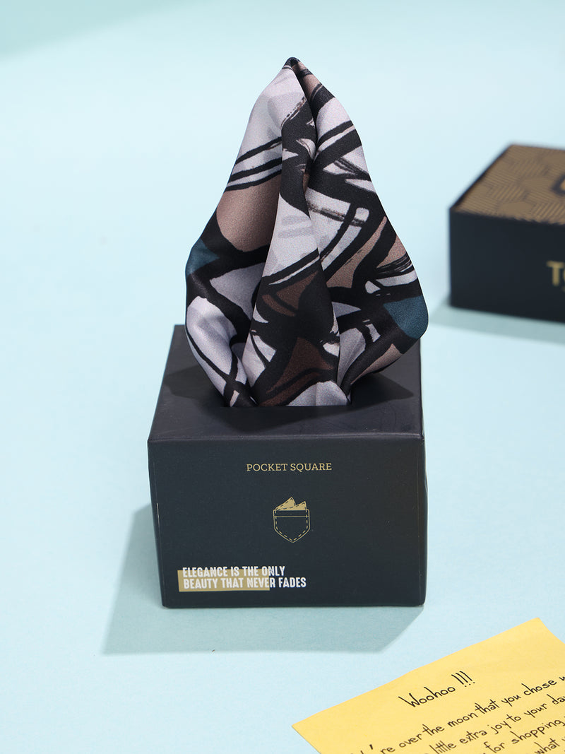 Multicolor Abstract Pocket Square