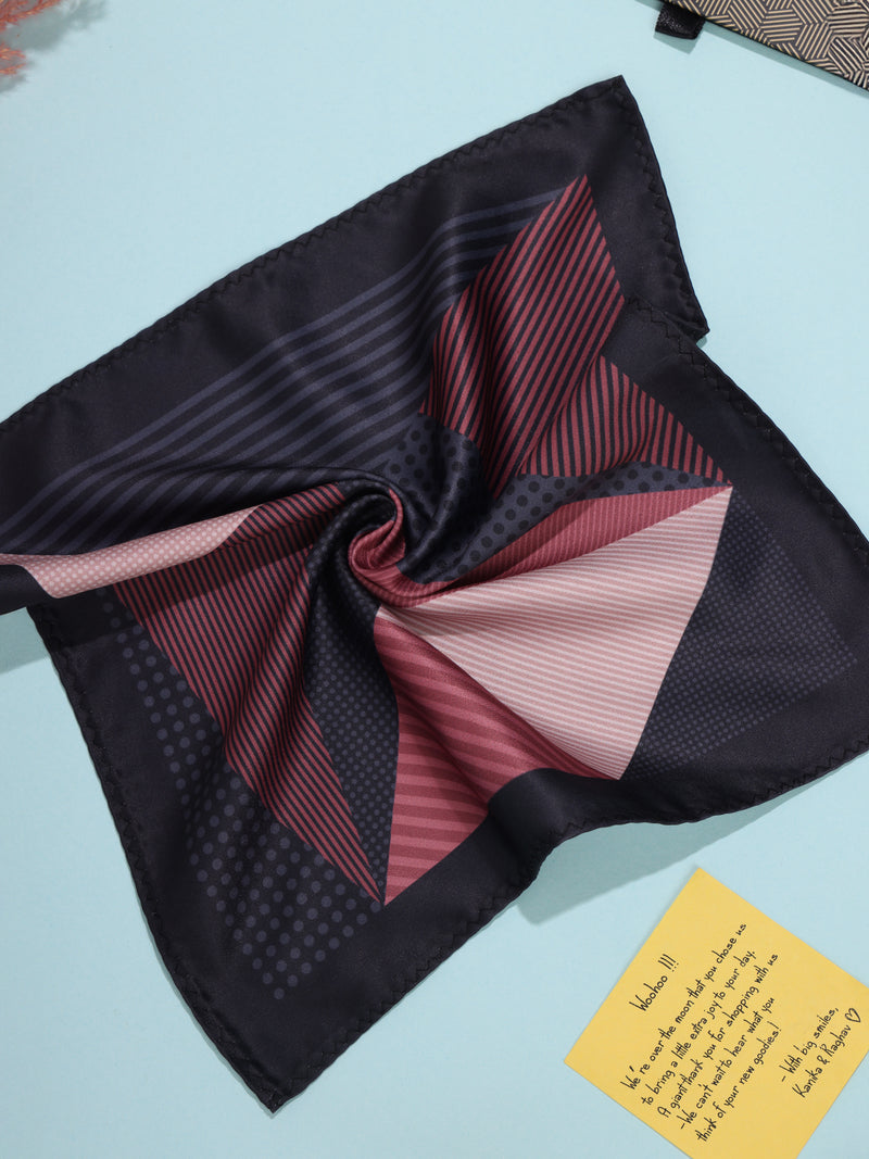 Multicolor Abstract Pocket Square