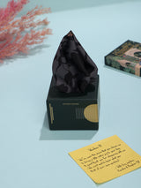Black & Grey Floral Pocket Square