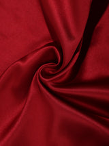 Maroon Solid Pocket Square