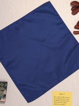 Blue Solid Pocket Square