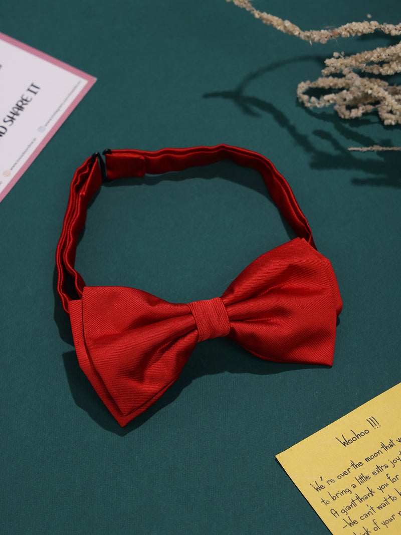 Red Solid Bowtie