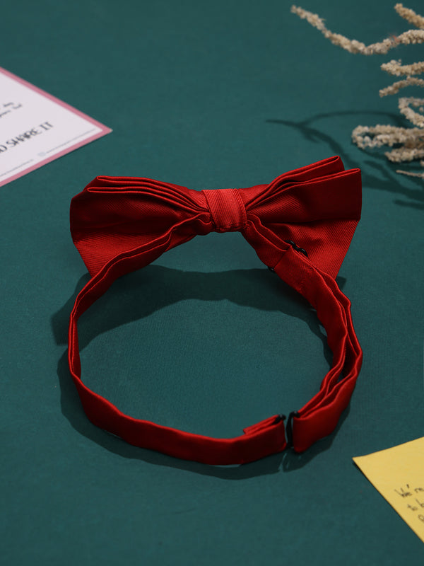 Red Solid Bowtie