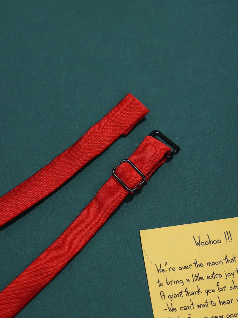Red Solid Bowtie