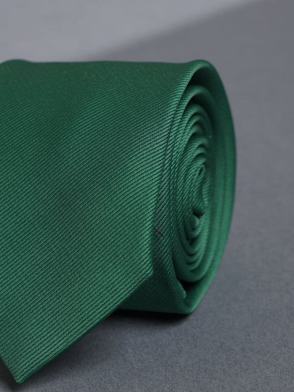 Green Solid Necktie
