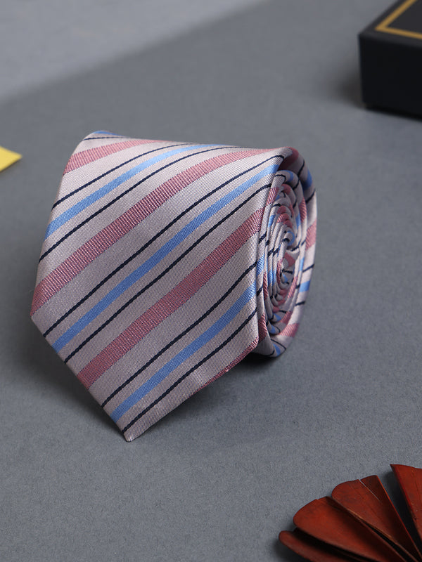Multicolor Stripe Woven Necktie