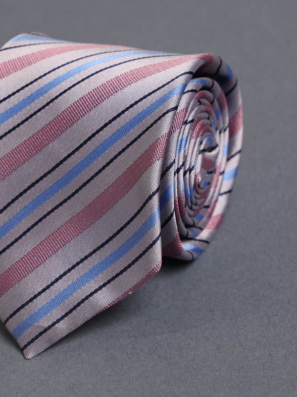 Multicolor Stripe Woven Necktie