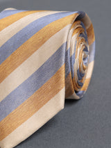 Multicolor Stripe Woven Silk Necktie