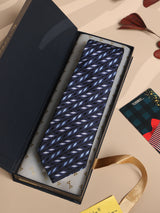 Blue Stripe Woven Necktie