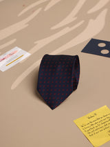 Blue Paisley Woven Necktie