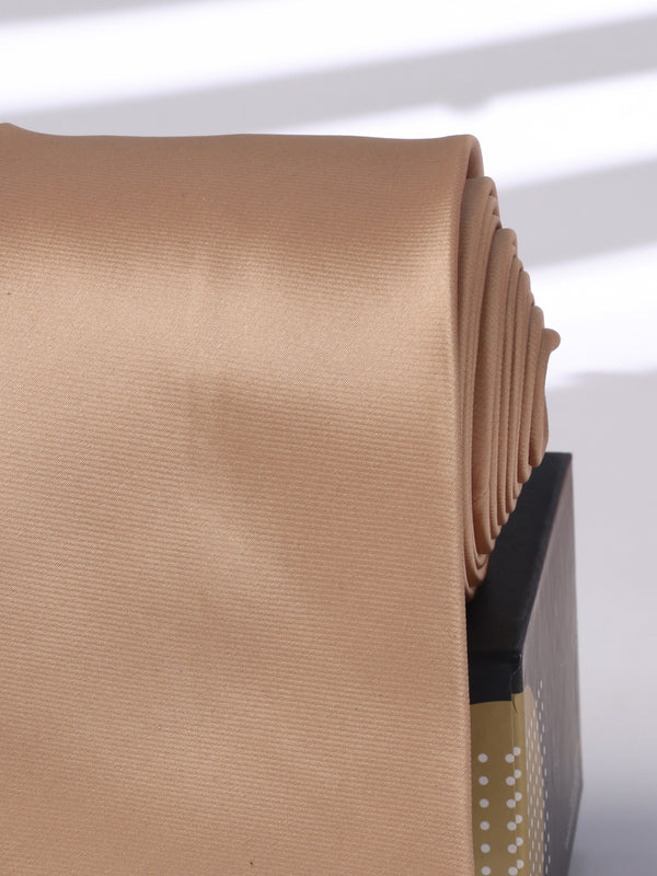 Gold Solid Necktie