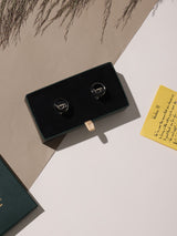 Alphabet F Cufflink