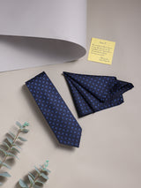 Blue Paisley Necktie & Pocket Square Giftset