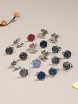 Tossido’s Nine-Pair Enamel Cufflink Collection