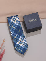 Blue Micro Fiber Necktie