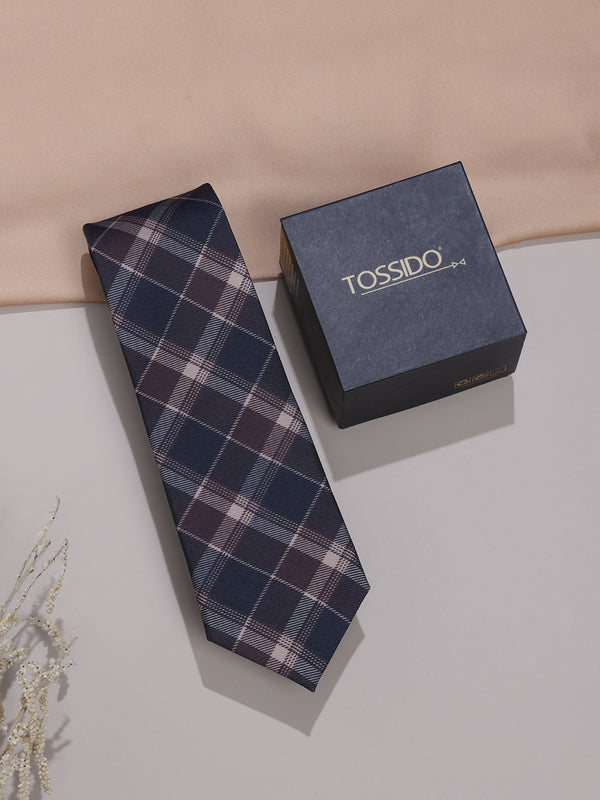 Blue & Brown Necktie