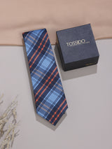 Blue Micro Fiber Necktie
