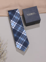 Blue Micro Fiber Necktie