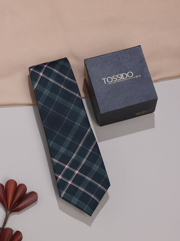 Grey Micro Fiber Necktie