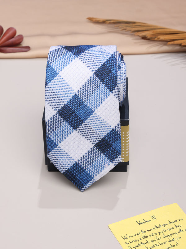 Blue Micro Fiber Necktie