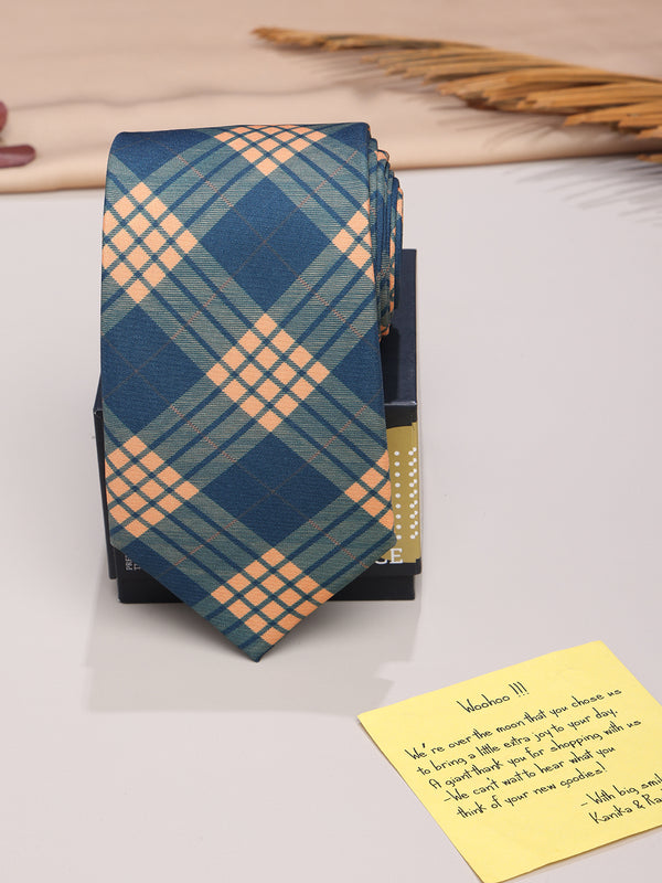 Blue Micro Fiber Necktie