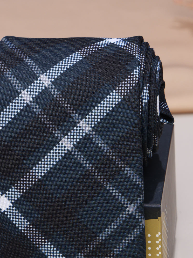 Blue Micro Fiber Necktie