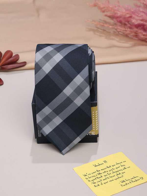 Blue Micro Fiber Necktie