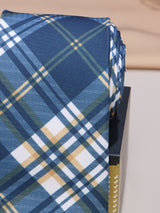 Blue Micro Fiber Necktie