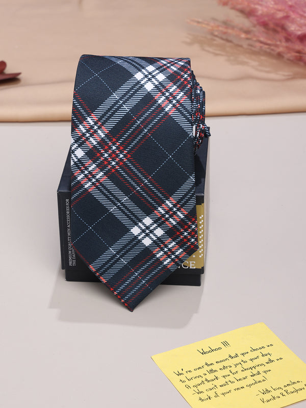 Blue Micro Fiber Necktie