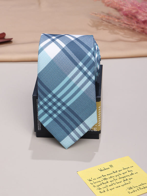 Blue Micro Fiber Necktie