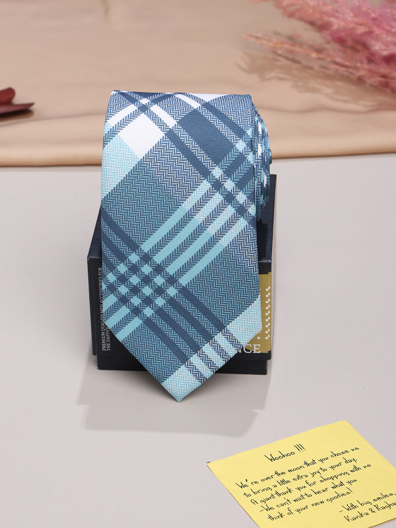 Blue Micro Fiber Necktie