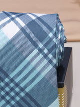 Blue Micro Fiber Necktie