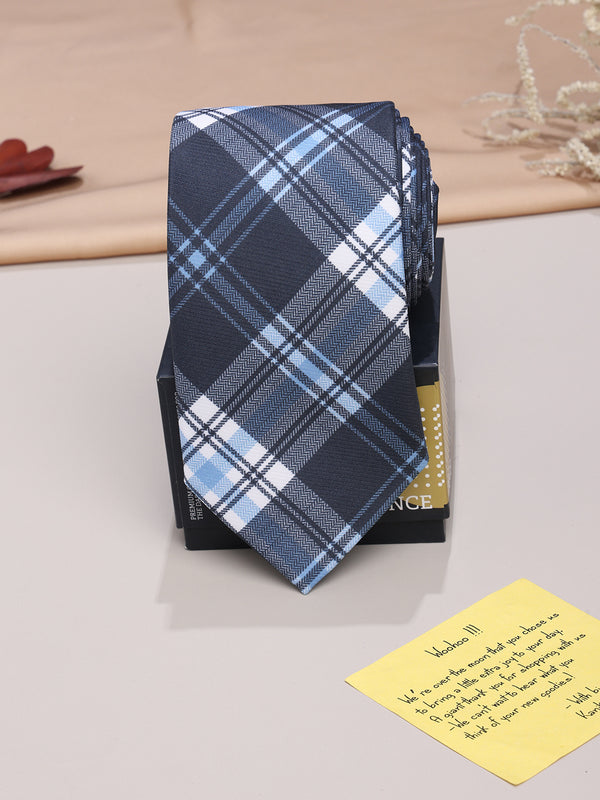 Blue Micro Fiber Necktie
