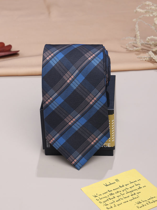 Blue Micro Fiber Necktie