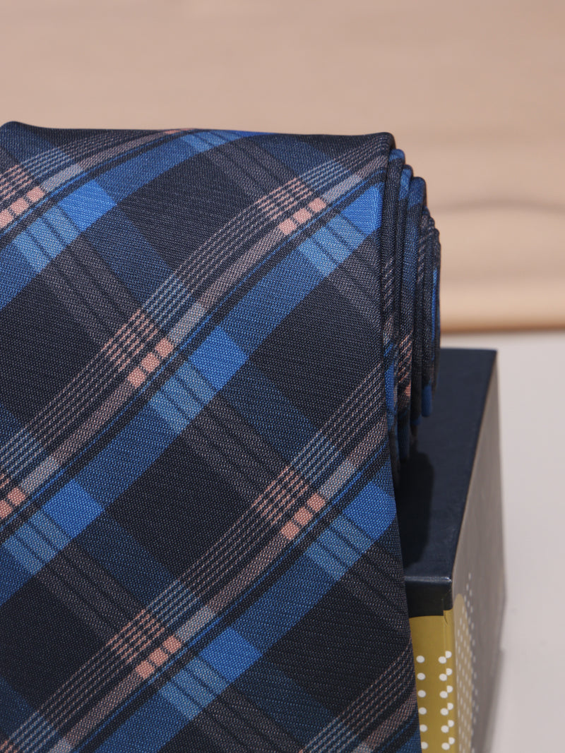 Blue Micro Fiber Necktie