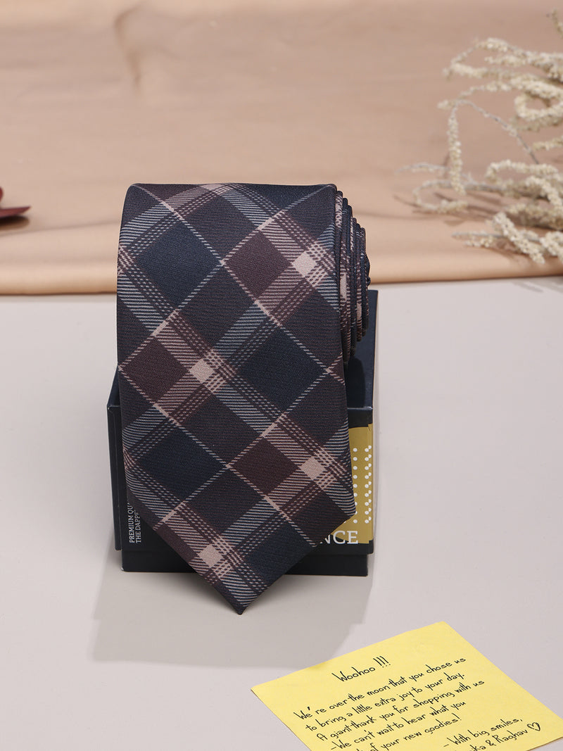 Blue & Brown Necktie