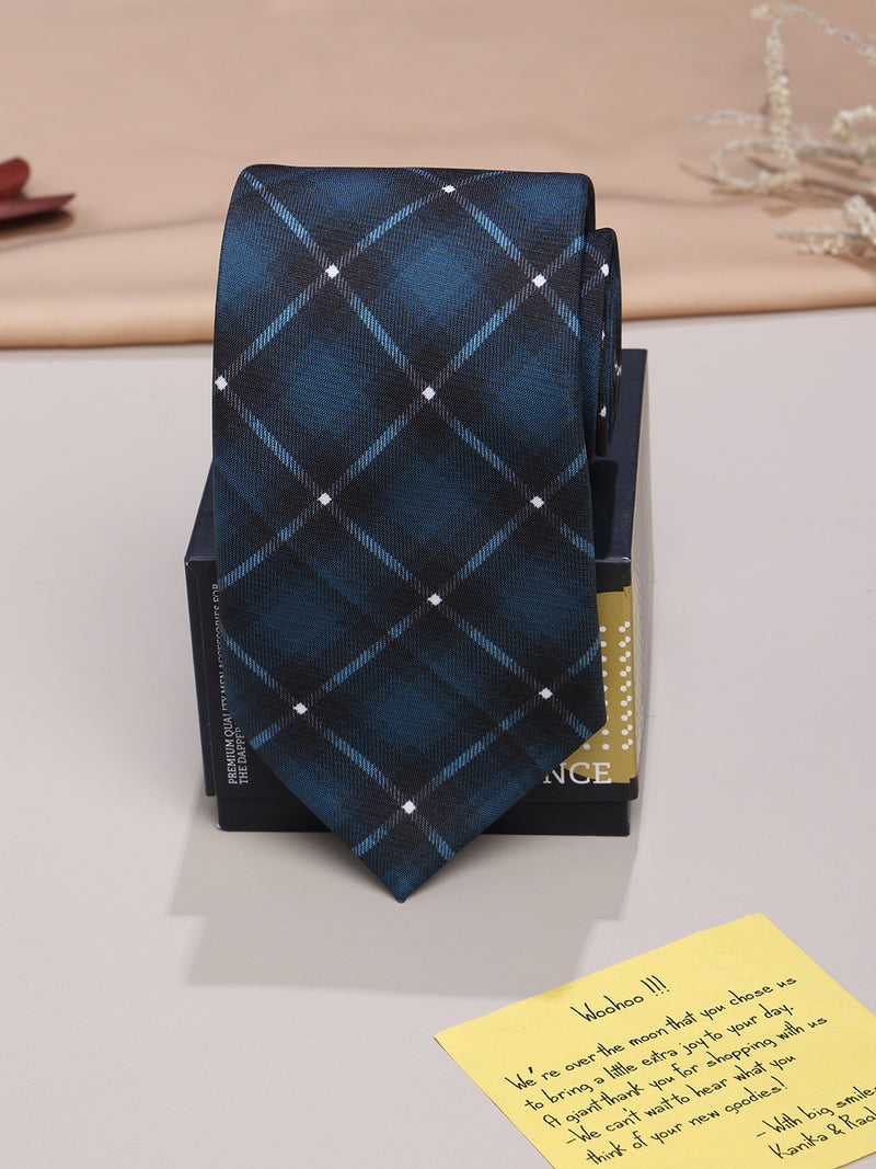 Blue Micro Fiber Necktie