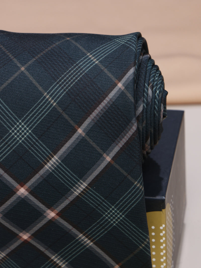 Grey Micro Fiber Necktie