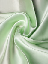 Nyanza Green Solid Silk Pocket Square