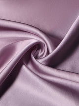 Heather Purple Solid Silk Pocket Square