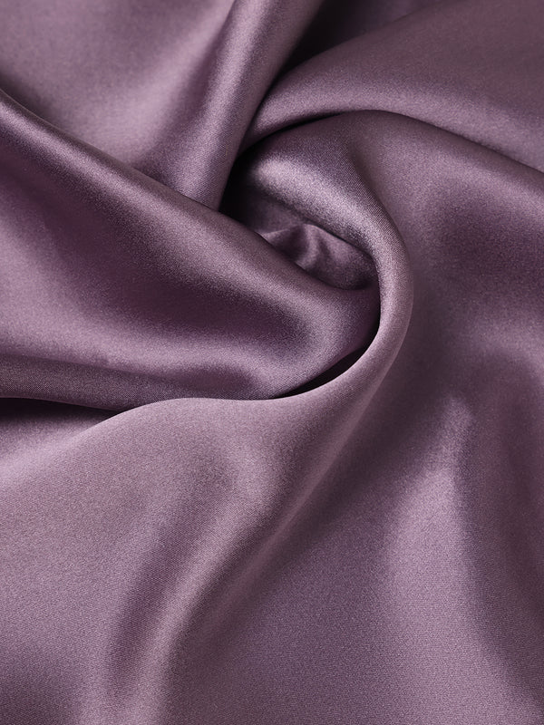 Purple Solid Silk Pocket Square