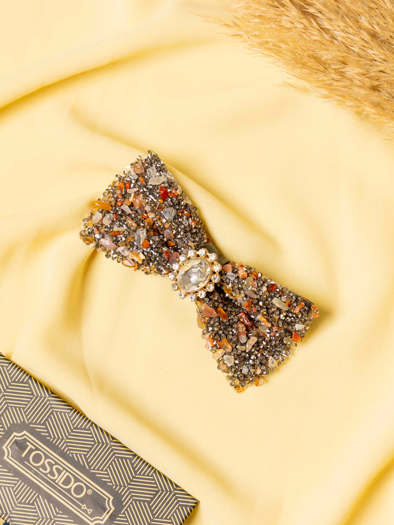 Amber Royale Gemstone Bowtie